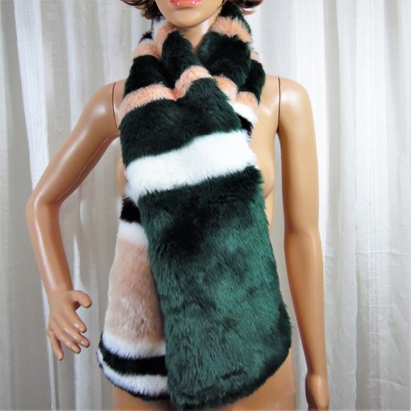 Ann Taylor Faux Fur Stole - Picture 2 of 7